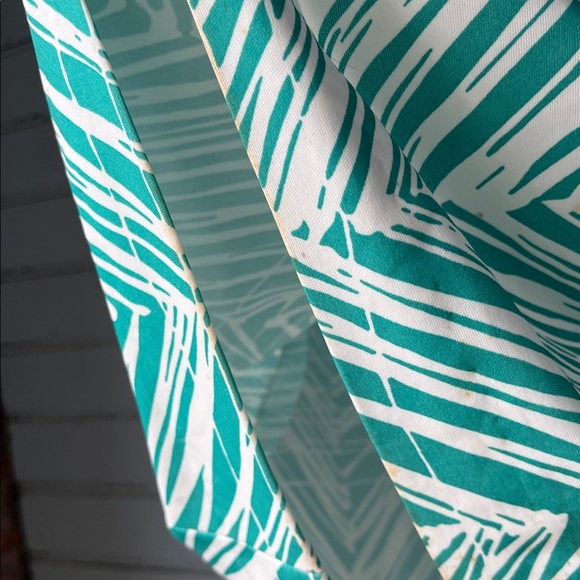 70’s Green Chevron Tie-Neck Dress - Picture 11 of 12